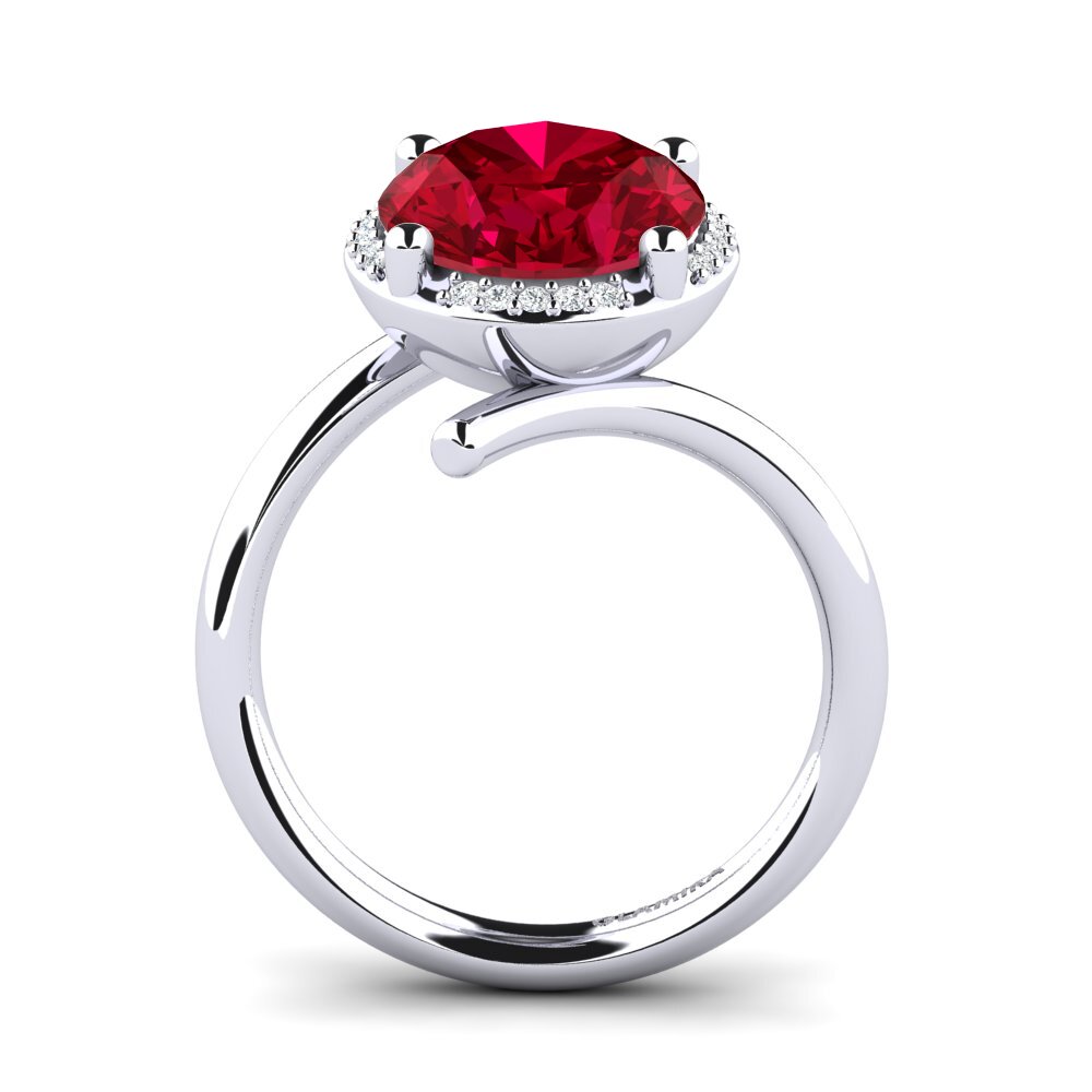 Red Zirconia Ring Marcette