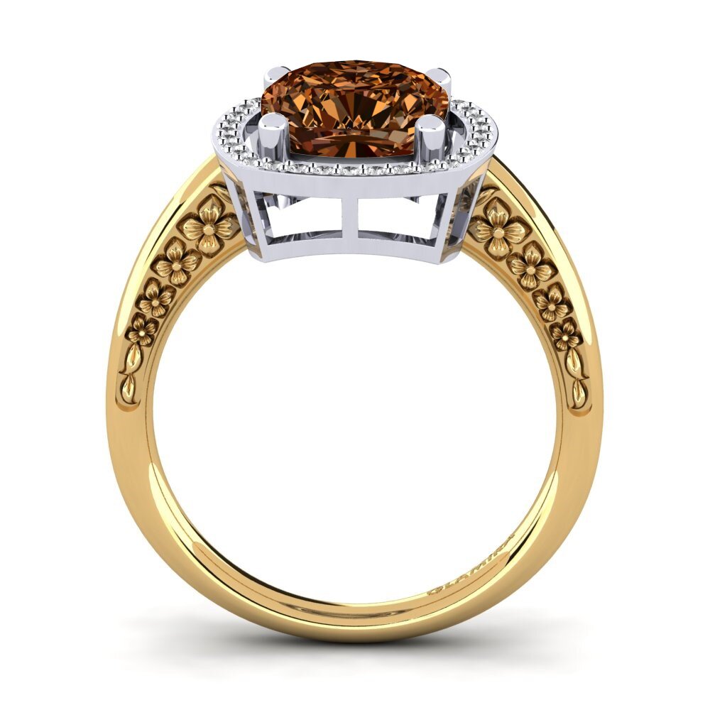14ct Yellow / White Gold Engagement Ring Marciane