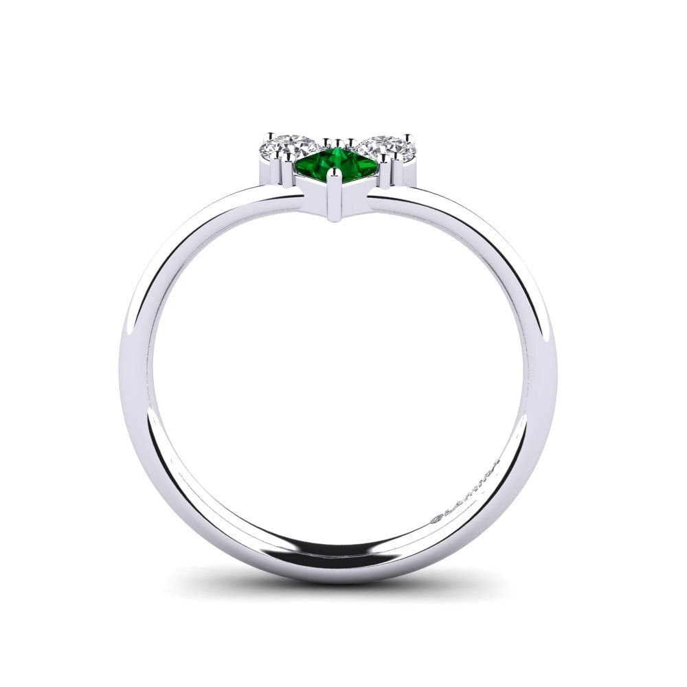 Green Zirconia Women's Ring Margalit
