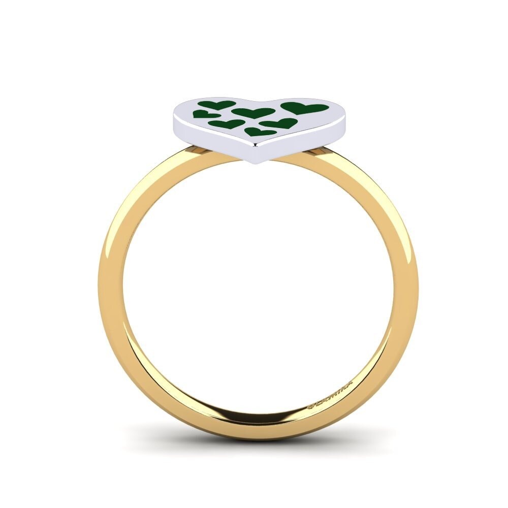 750 Gelb & Weißgold Ring Margaretta