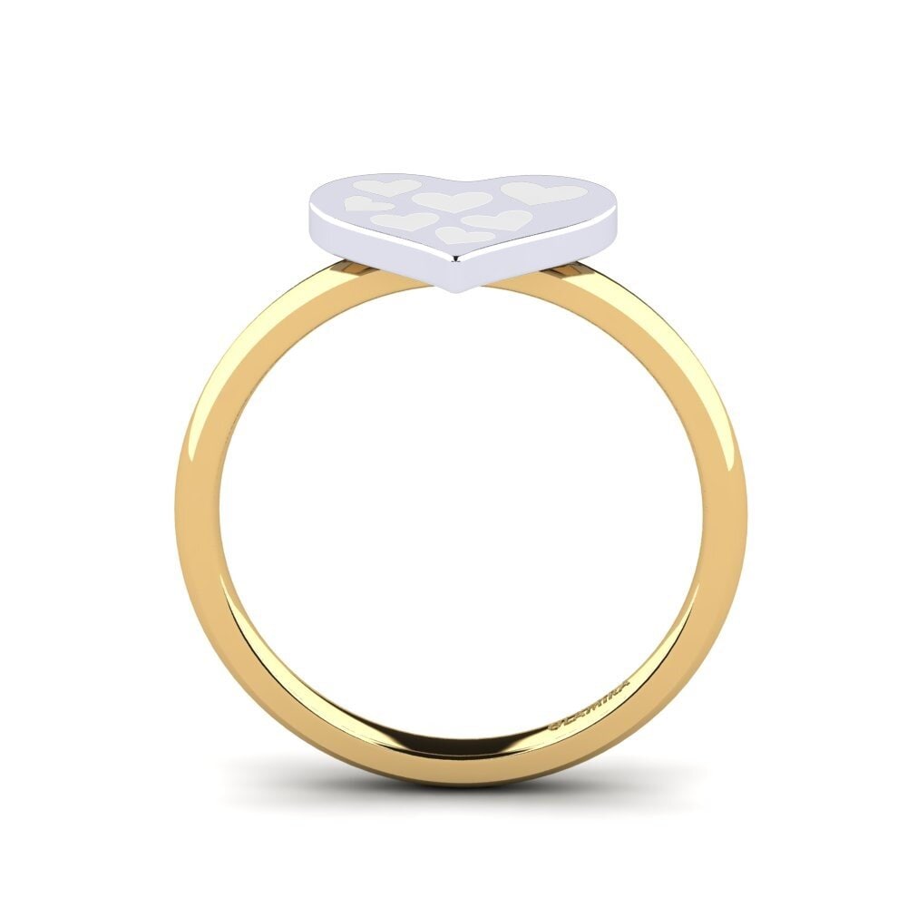 Or Jaune & Blanc 14k Bague Margaretta