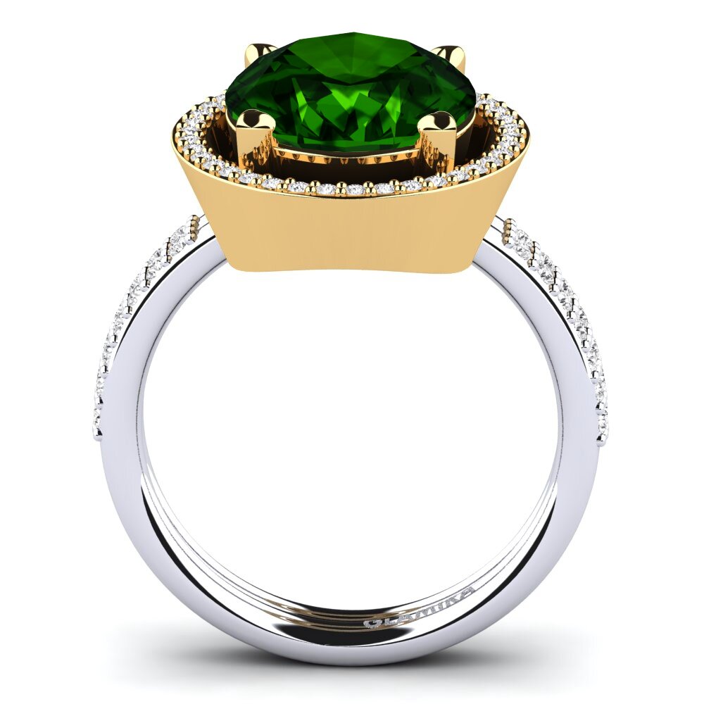 18k Oro Amarillo/Blanco Anillo Margrie