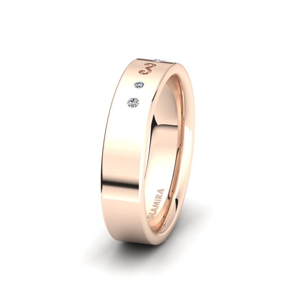 14ct Rose Gold Ring Mariess SET