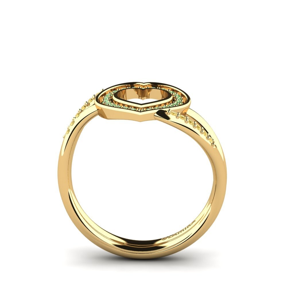 Green Diamond Ring Marilla