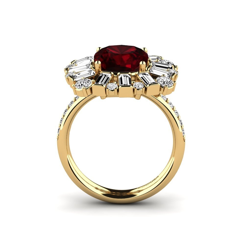 Granate Anillo de compromiso Marilyne
