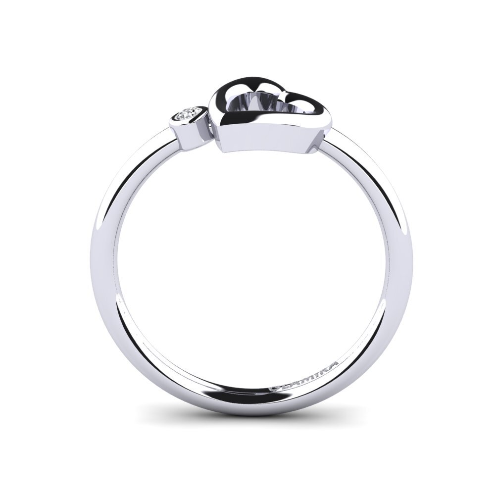 Round Lab Grown Diamond Ring Mark