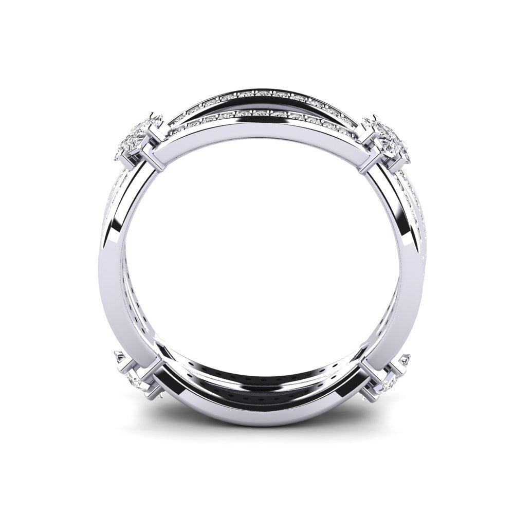 Princesa Moissanita Anillo Marline