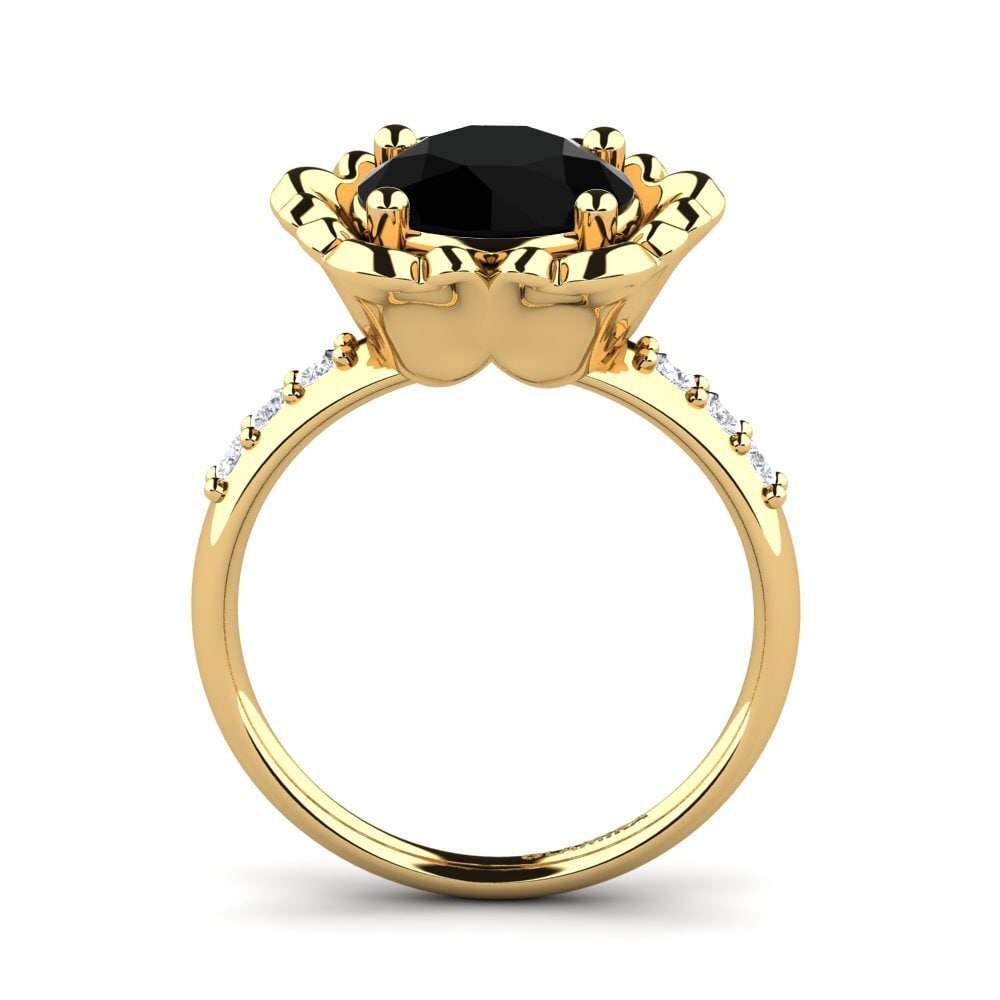 Zafiro negro Anillo Marnie