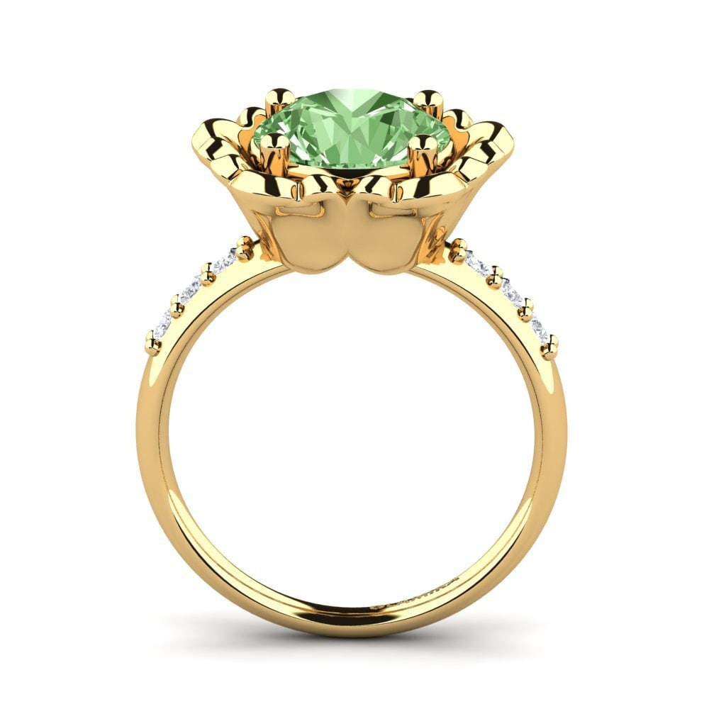 Grüner Diamant Ring Marnie