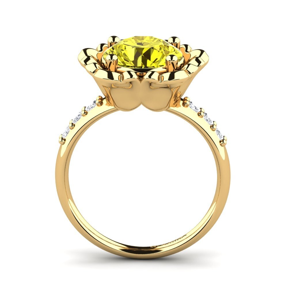 Diamant Jaune Bague Marnie