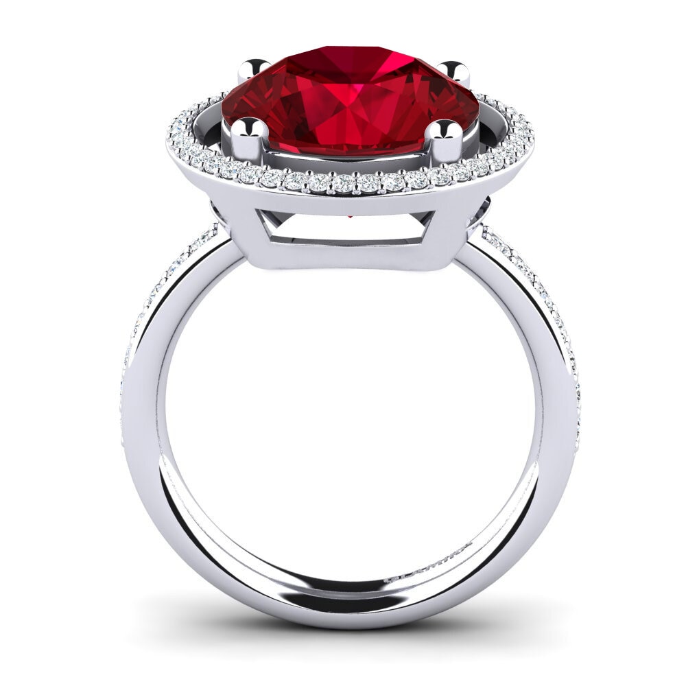 Red Zirconia Ring Marnisha