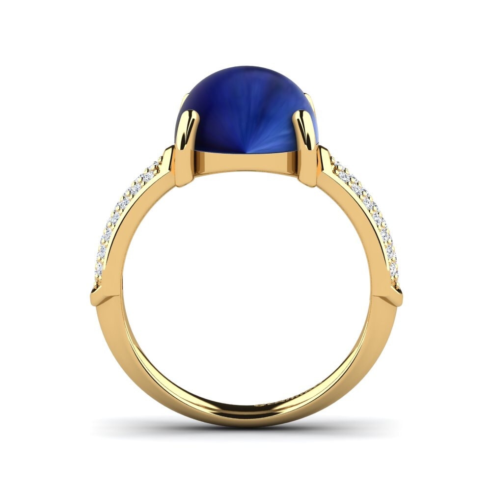 Zafiro Cabujón Anillo Marseille