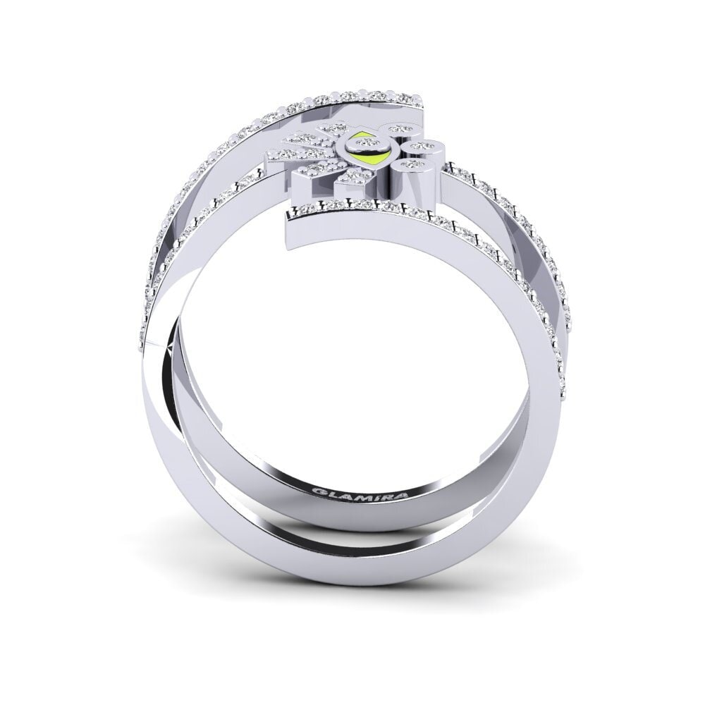 Argent Blanc Bague Marsyas