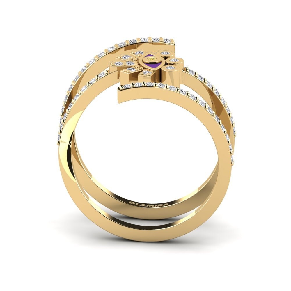 Yellow Diamond Ring Marsyas