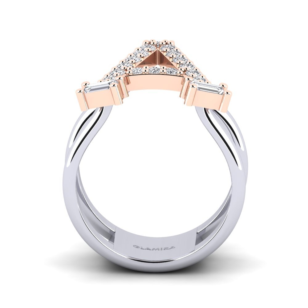 Weiss & Rotgold 750 SYLVIE Ringe Martox - A