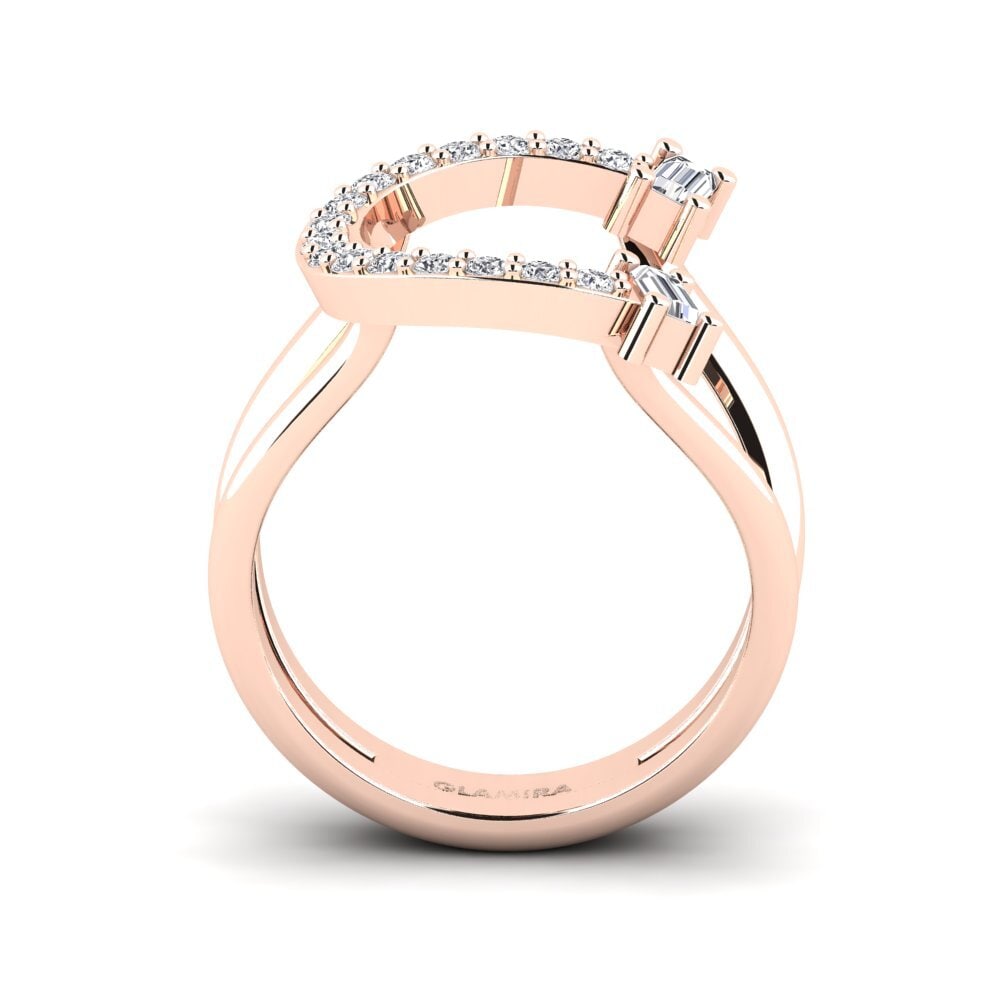 14ct Rose Gold SYLVIE Ring Martox - C