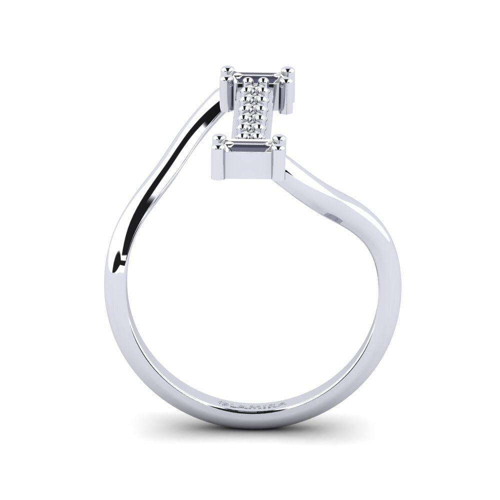 14ct White Gold SYLVIE Ring Martox - I