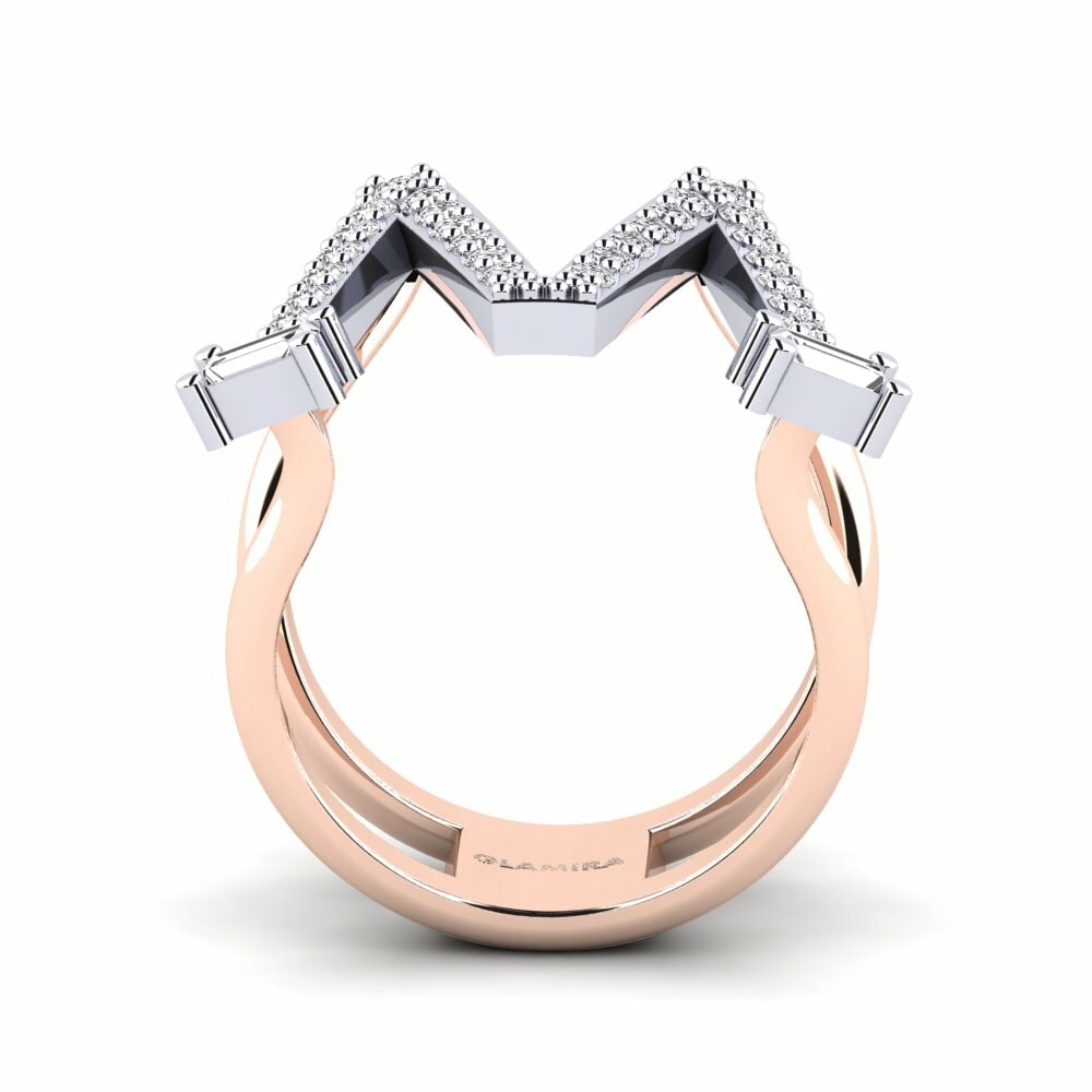 18k Rose & White Gold SYLVIE Ring Martox - M