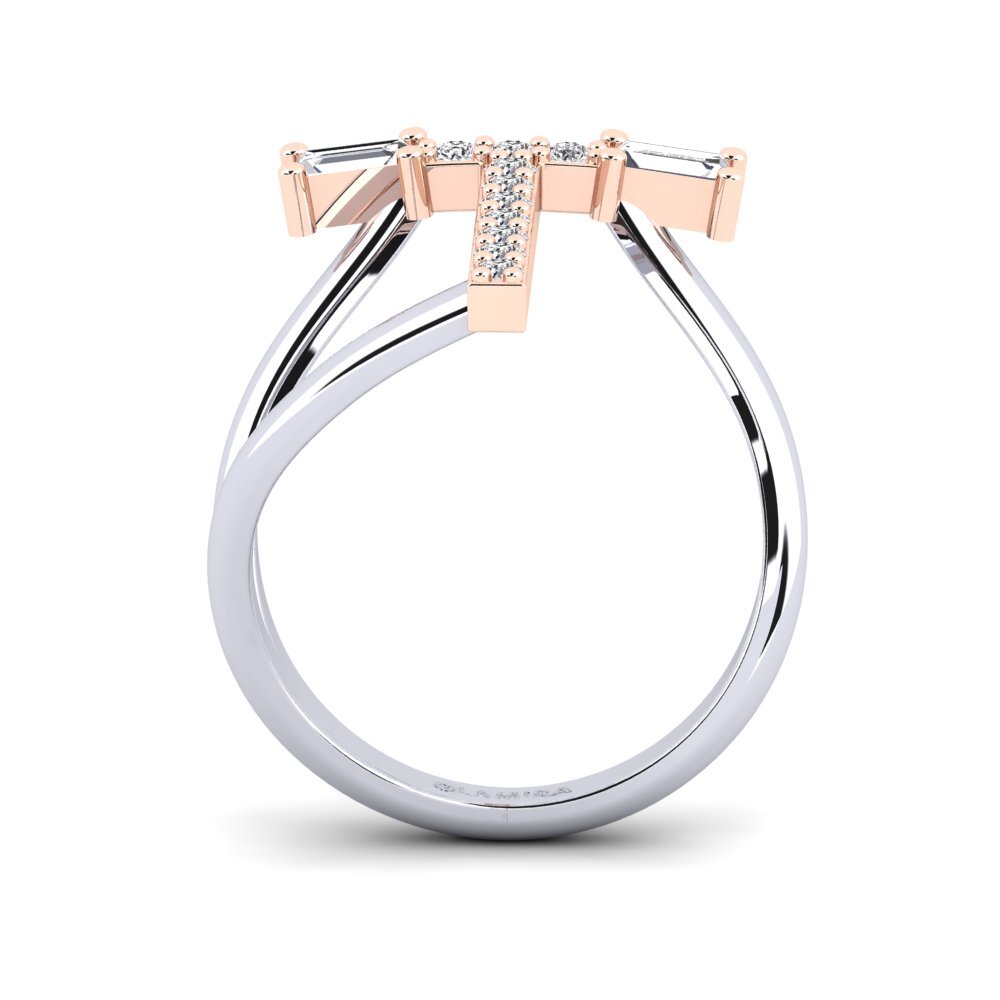Weiss & Rotgold 585 SYLVIE Ringe Martox - T
