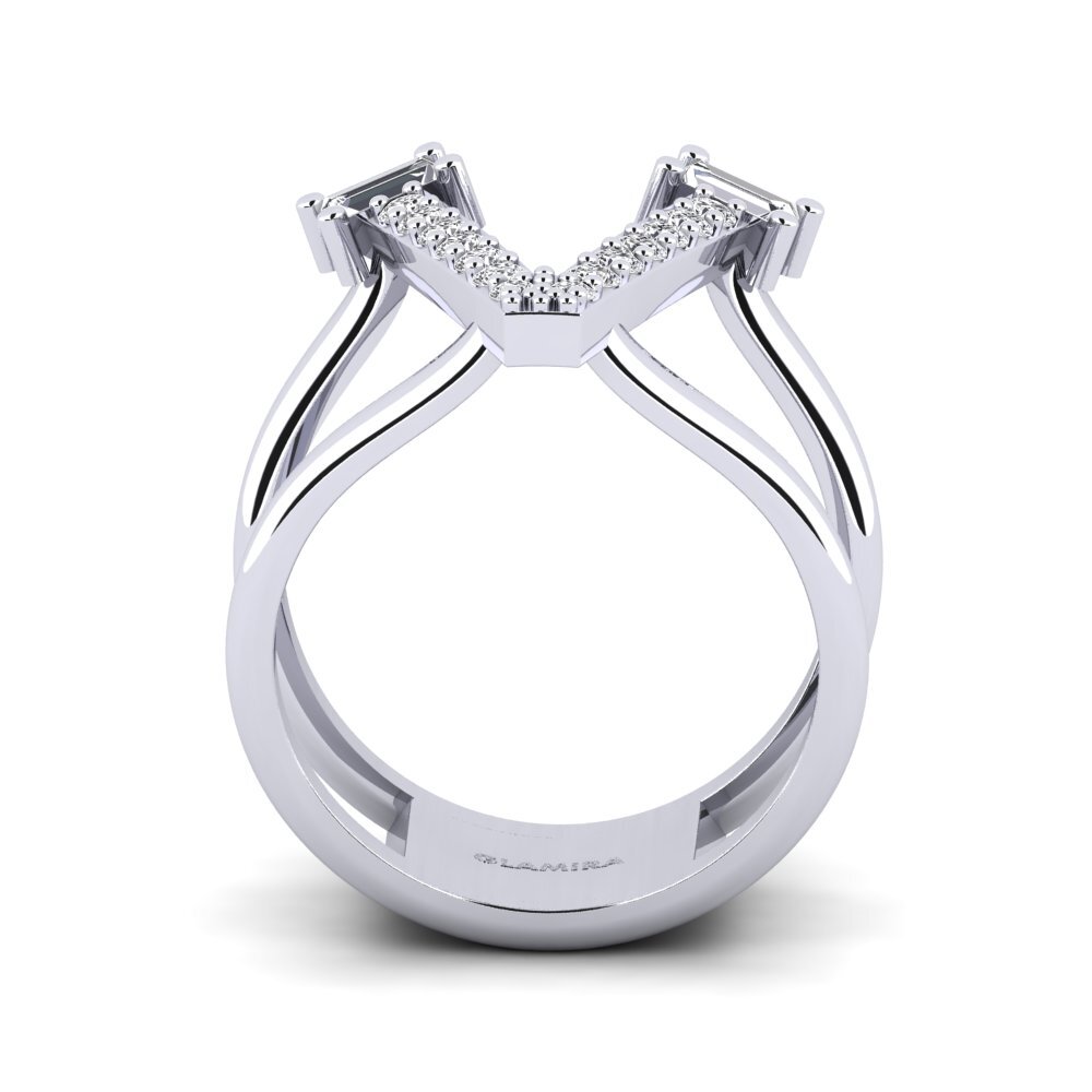 Palladium 950 SYLVIE Ringe Martox - V