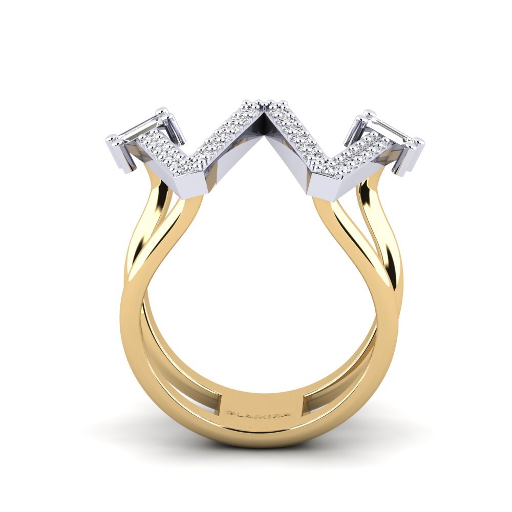 750 Gelb & Weissgold SYLVIE Ringe Martox - W