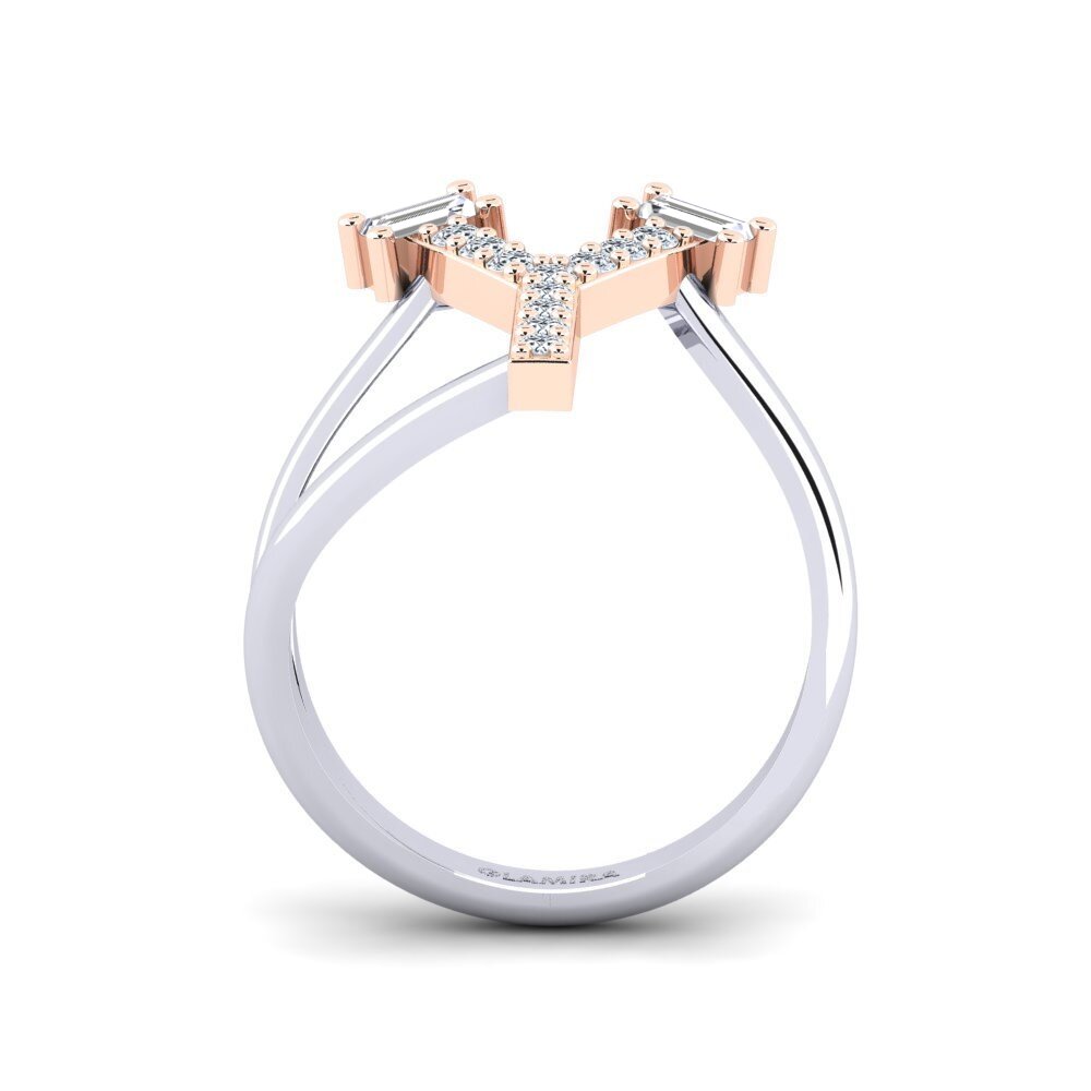Weiss & Rotgold 750 SYLVIE Ringe Martox - Y