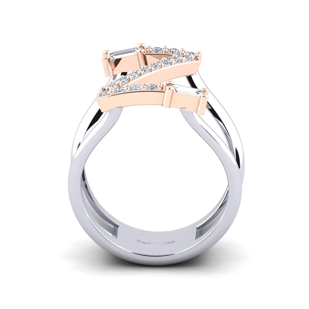 Weiss & Rotgold 375 SYLVIE Ringe Martox - Z