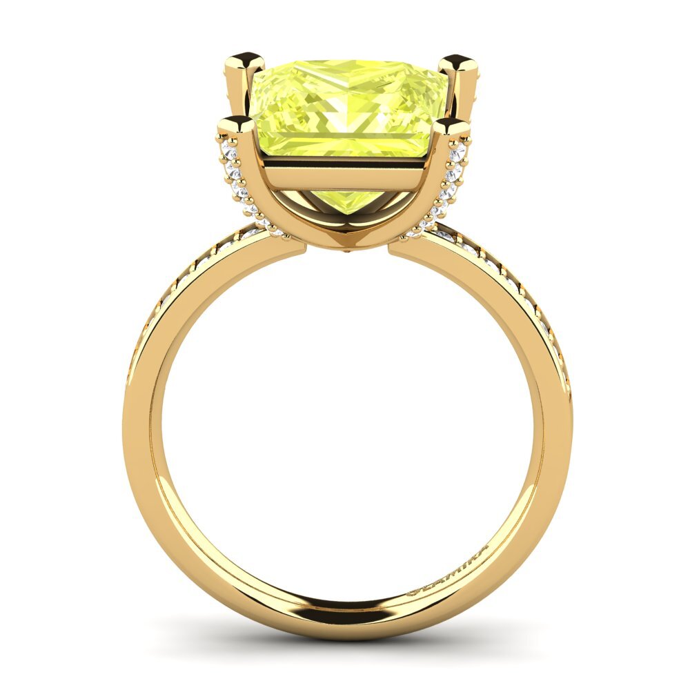 14k Oro Amarillo Anillo Martoya