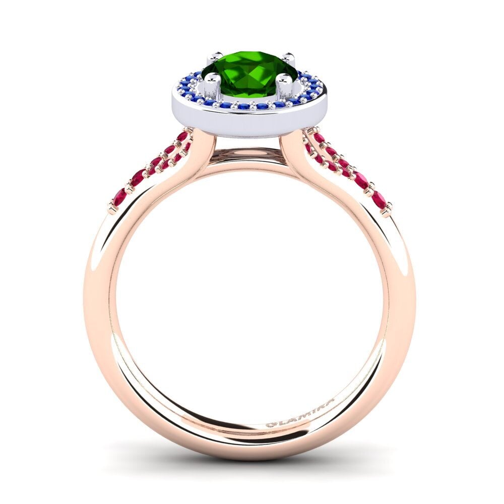 14k Rose & White Gold Engagement Ring Marvina