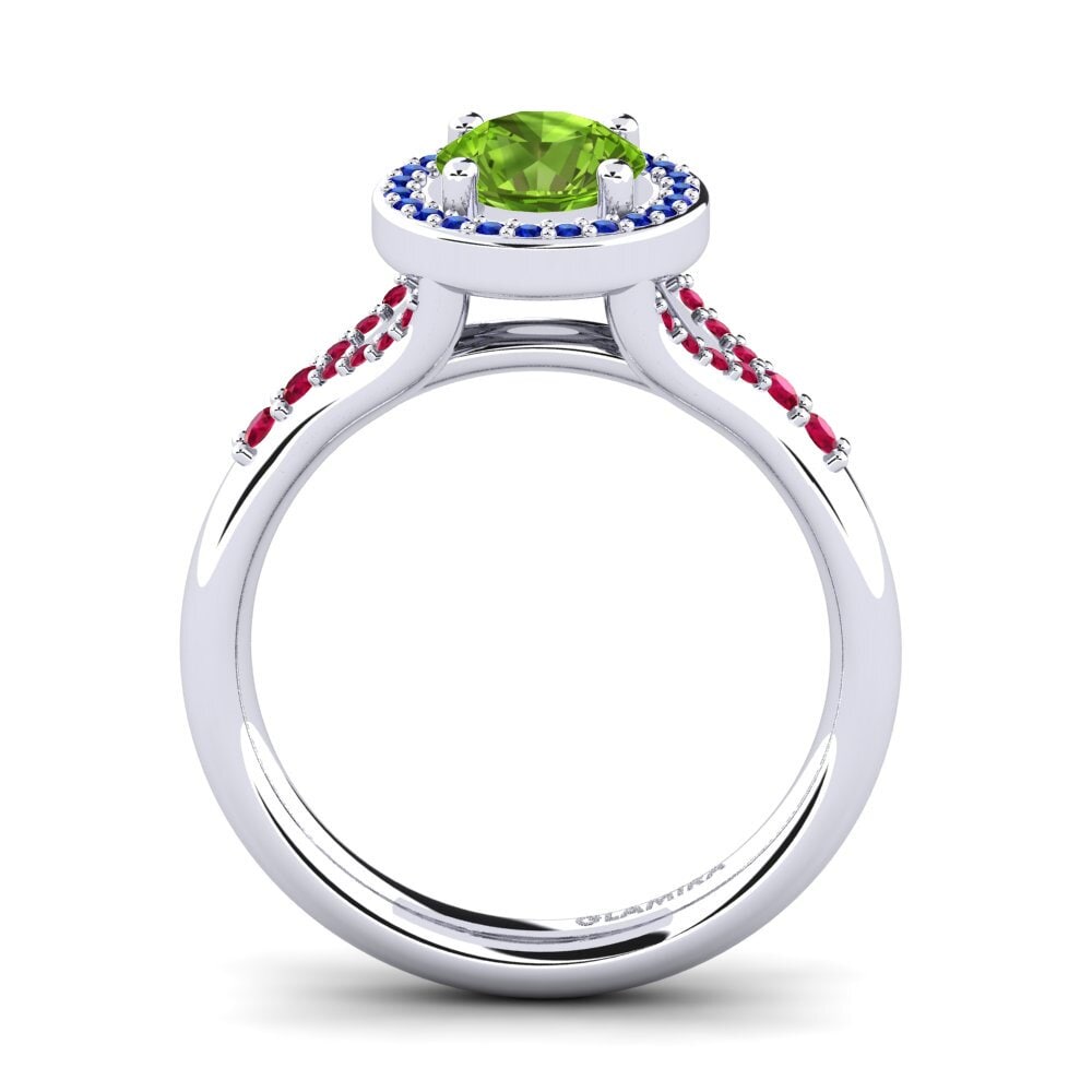 Peridot Engagement Ring Marvina