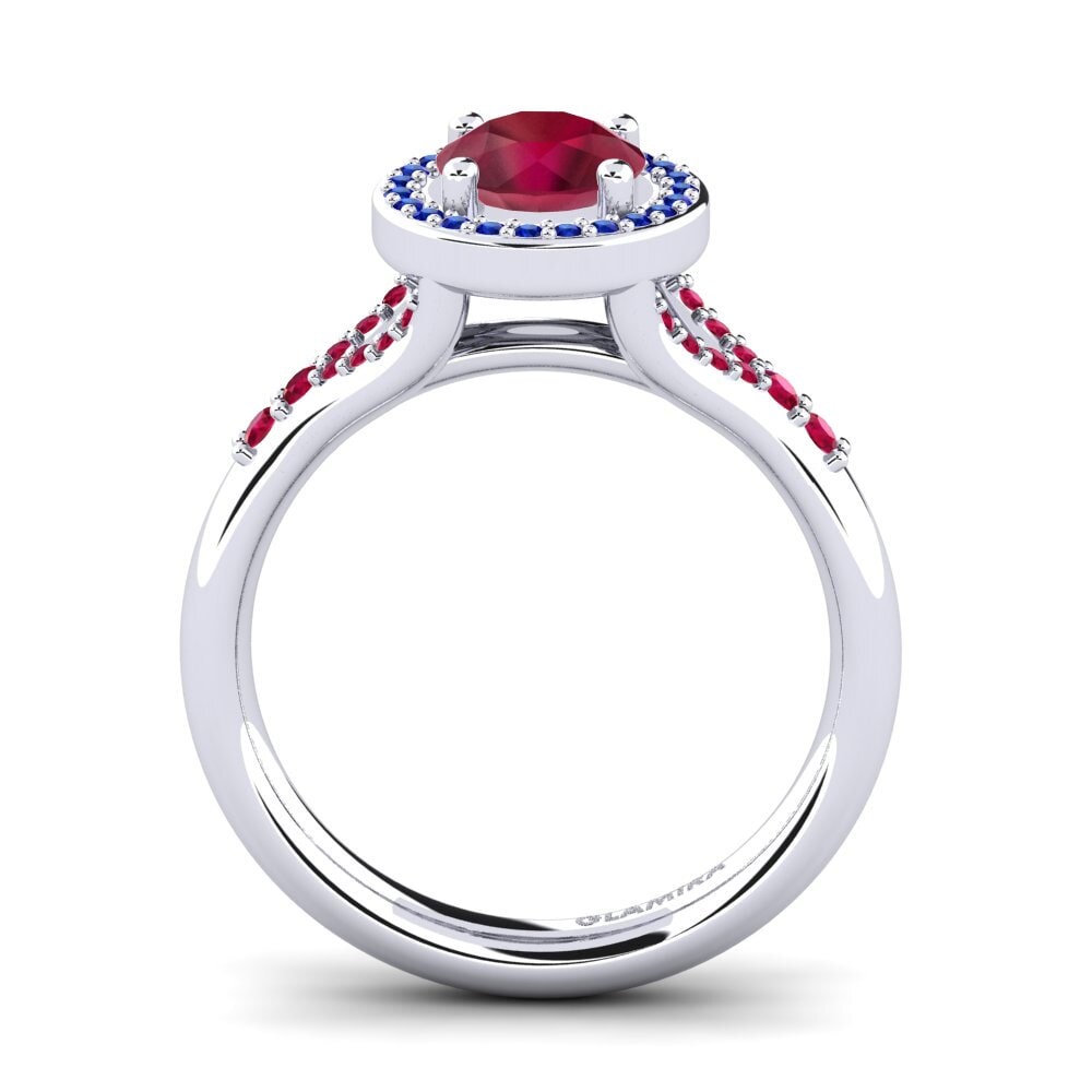 Ruby Engagement Ring Marvina