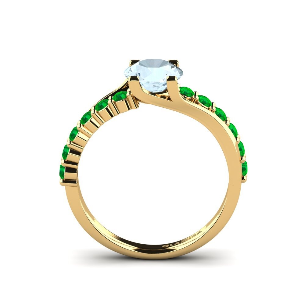 Aquamarine Engagement Ring Maryellen