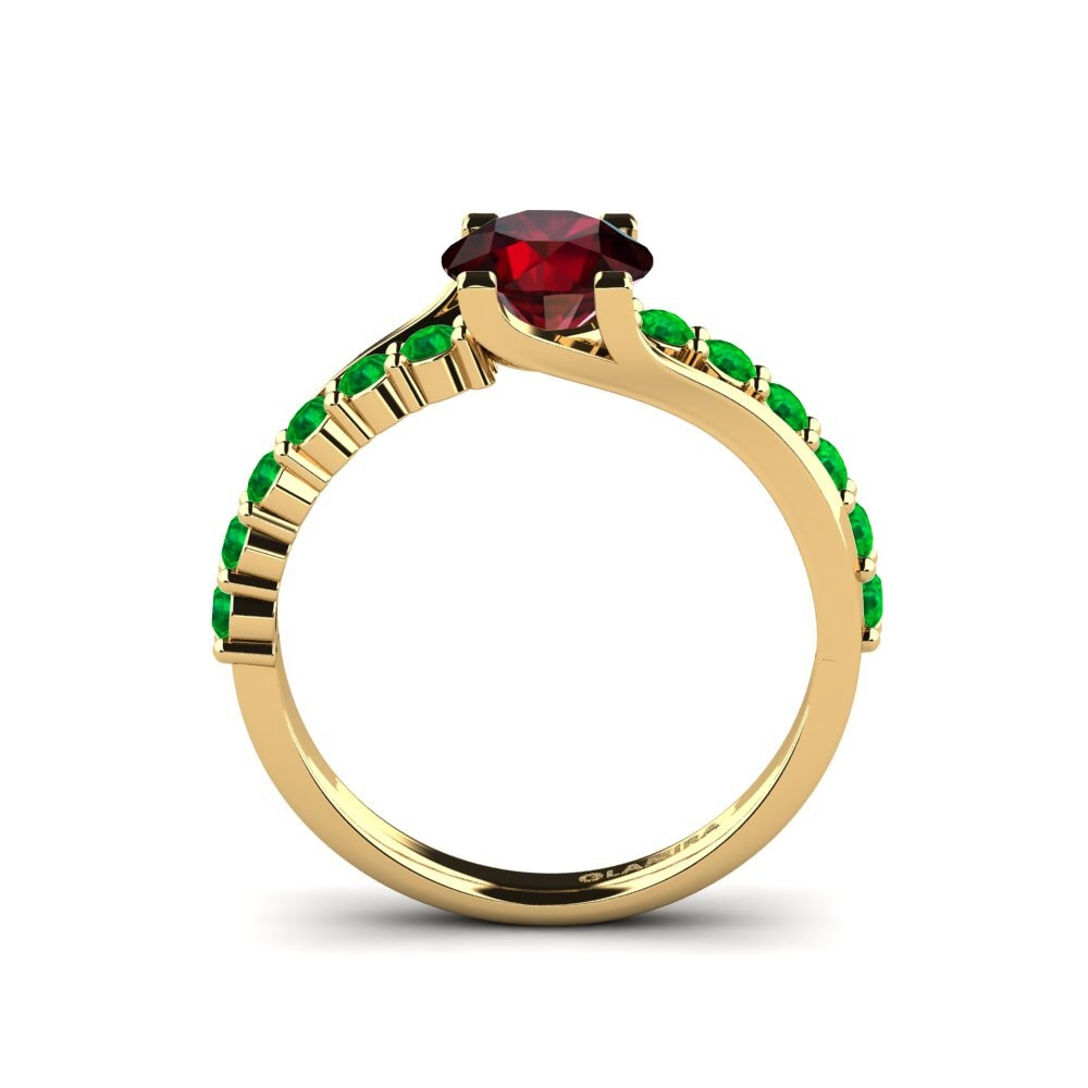 Garnet Engagement Ring Maryellen