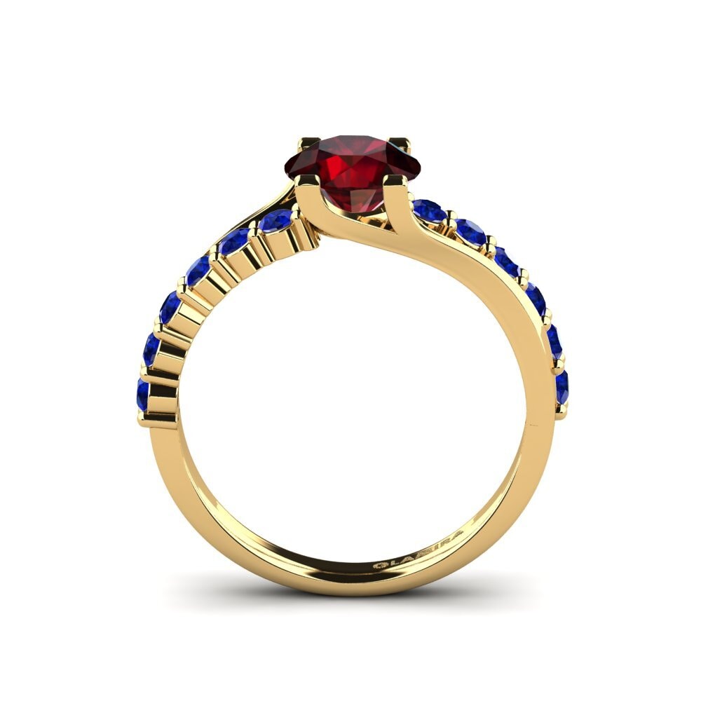 Garnet Engagement Ring Maryellen