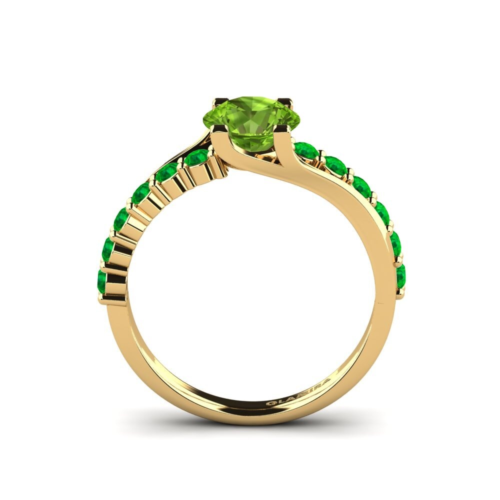 Peridot Engagement Ring Maryellen
