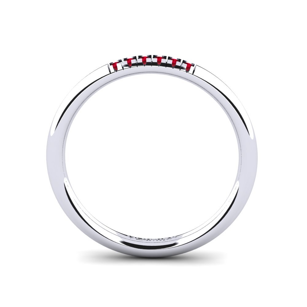Zircone Rosso Anello Masha