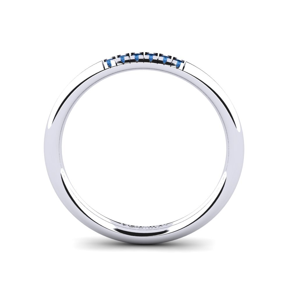 Zircone Blu Scuro Anello Masha