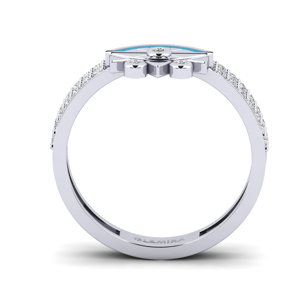 Or Blanc 14k Bague Matagofie