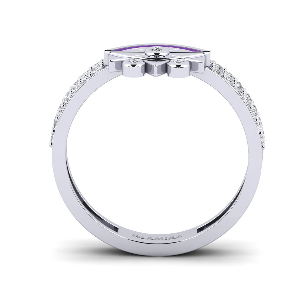 Weißgold 375 Ring Matagofie