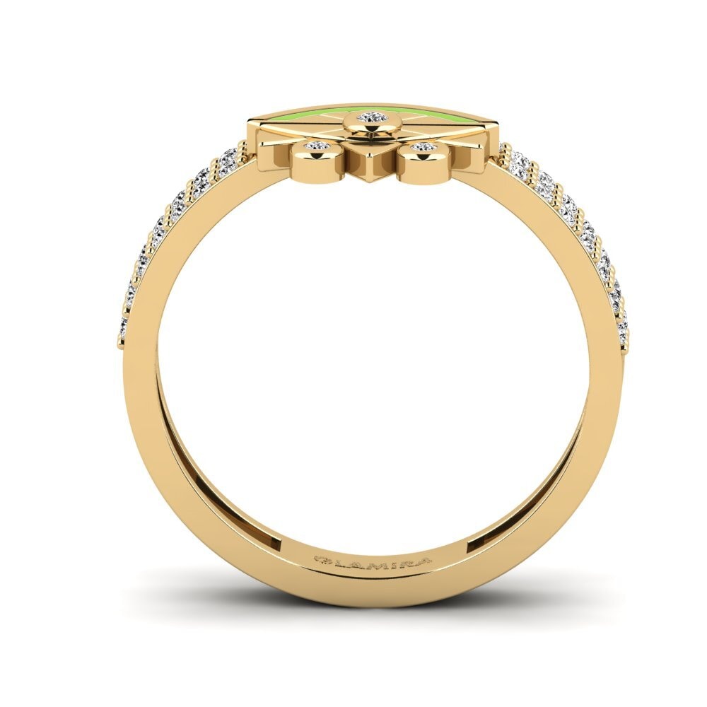 Moissanite Anel Matagofie