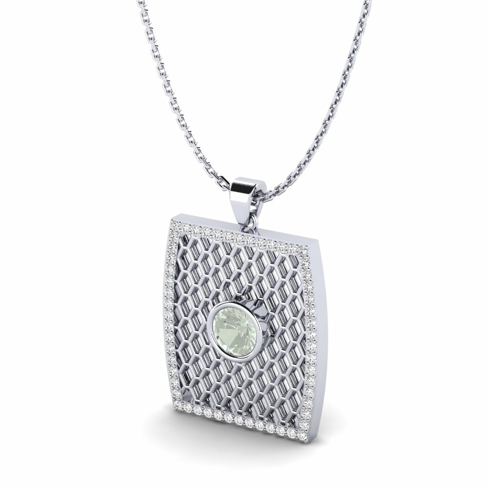 Pendentif pour femme Matheus Améthyste Verte