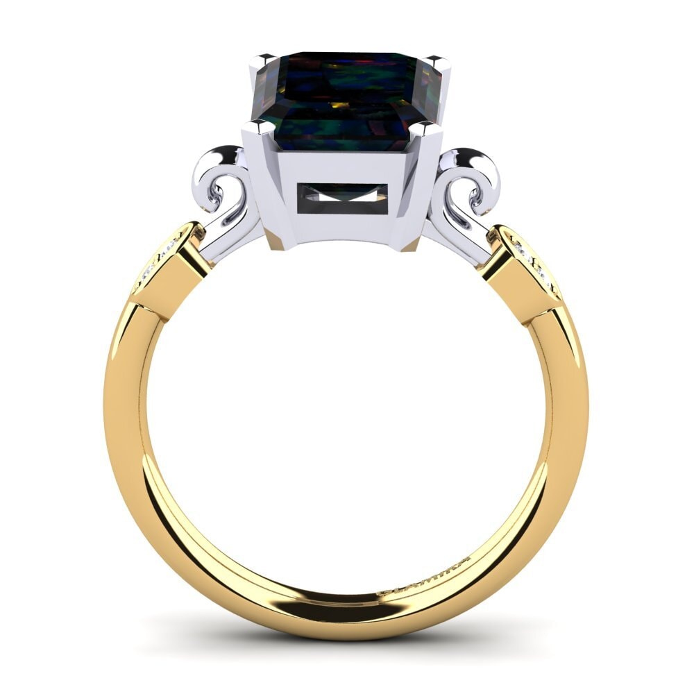14ct Yellow / White Gold Engagement Ring Mathina