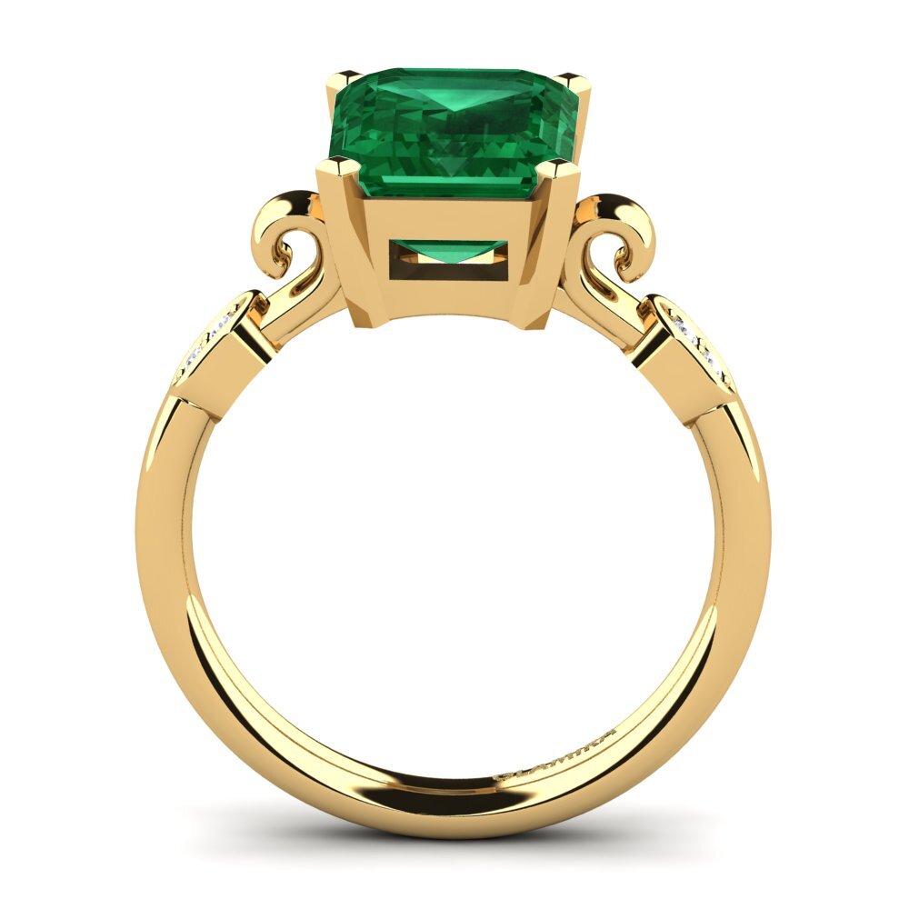 18ct Yellow Gold Engagement Ring Mathina