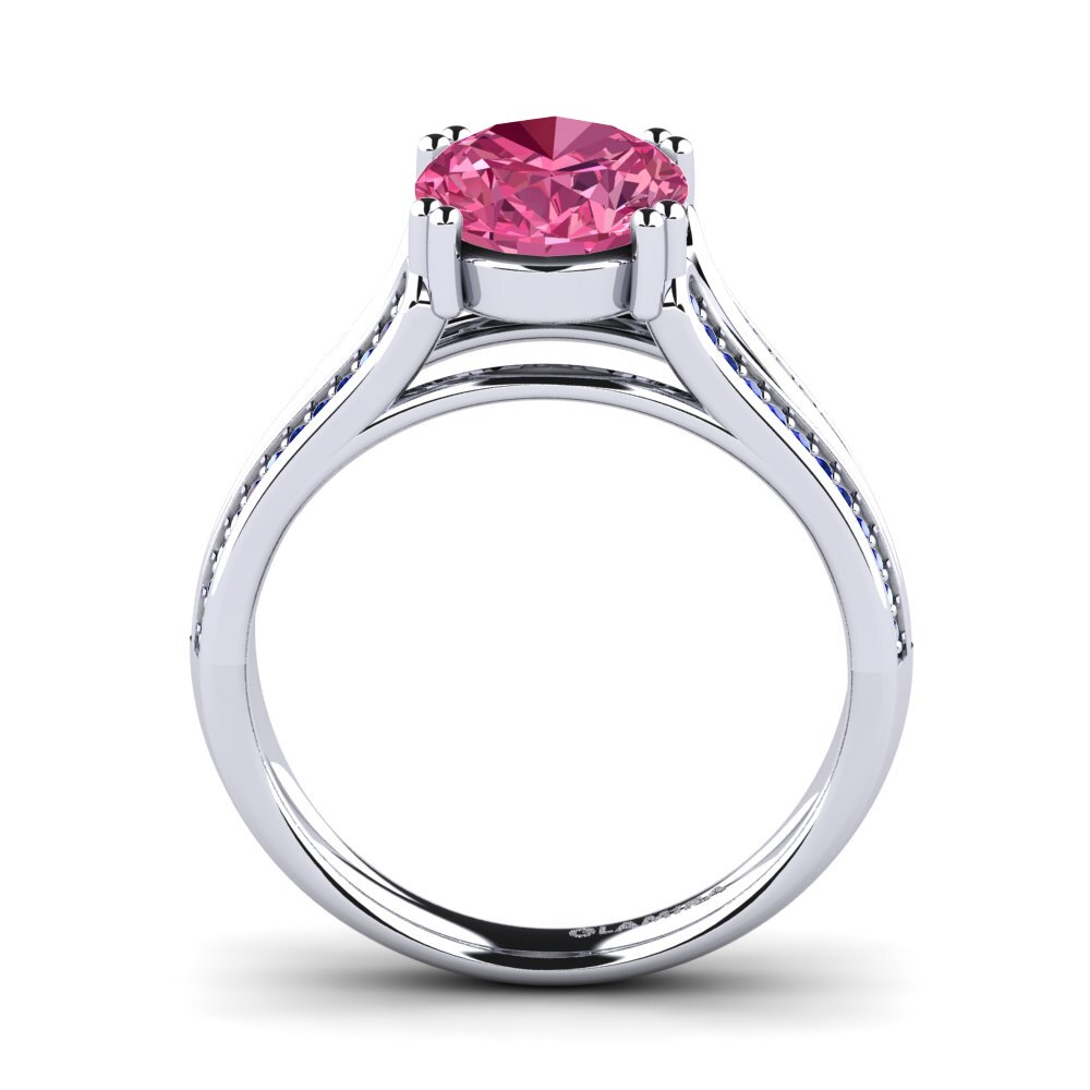 14k White Gold Engagement Ring Matteya