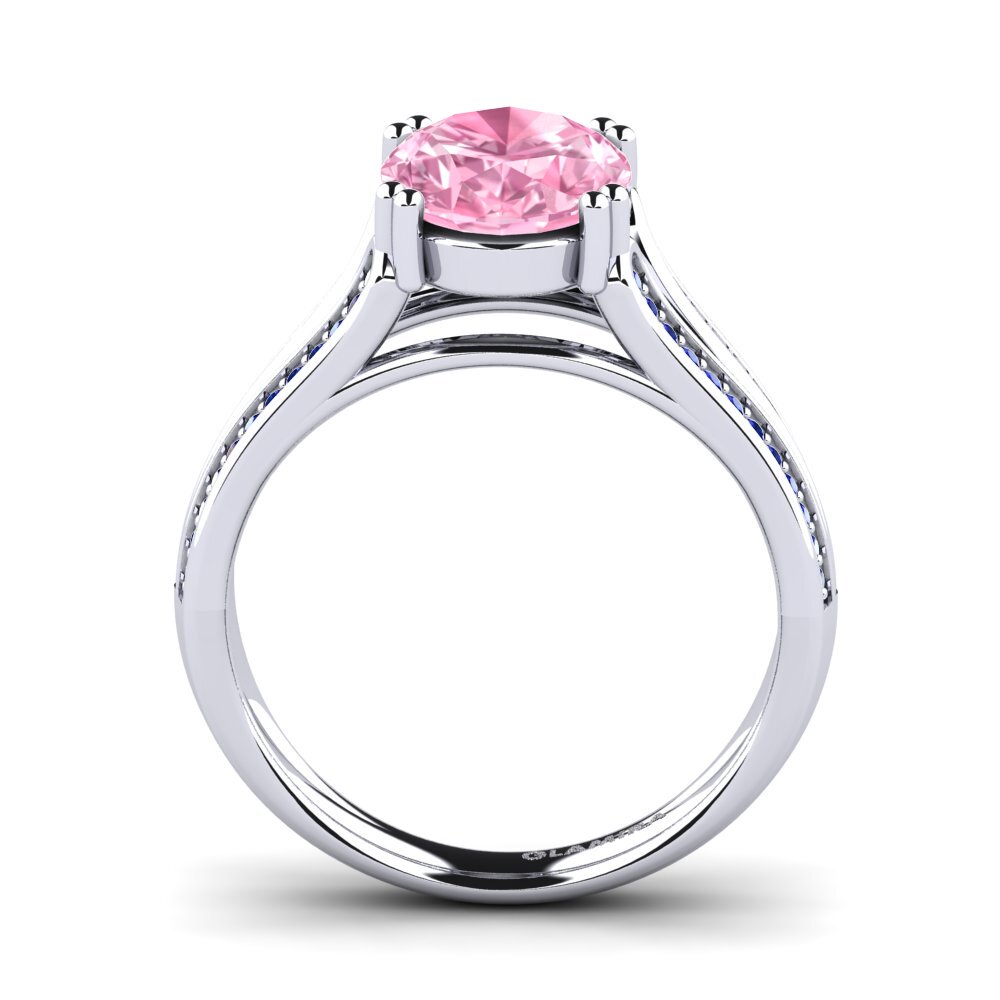 Pink Sapphire Engagement Ring Matteya