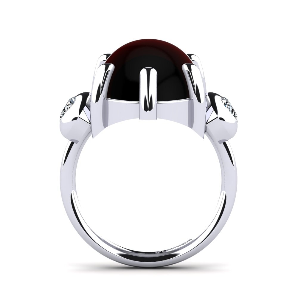 Cabochon Garnet Ring Meglena