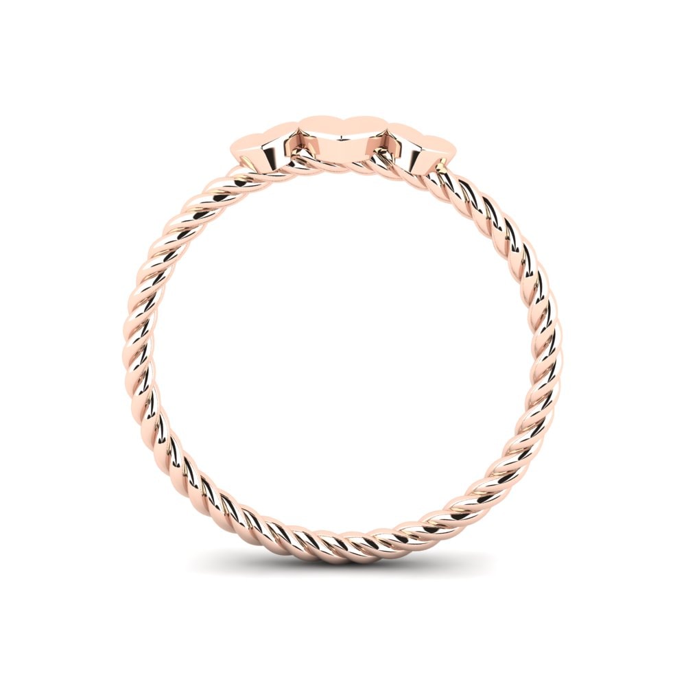 Anillo Melinisa 9k Oro Rosa