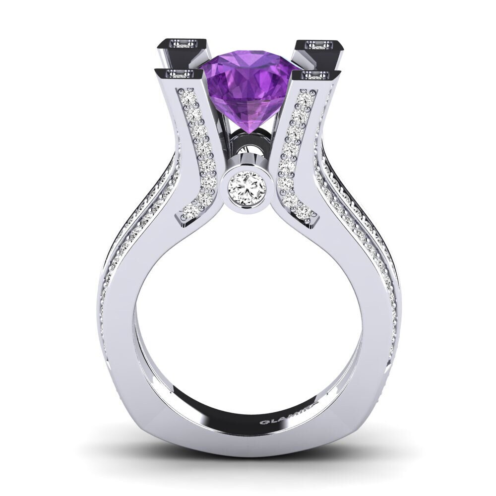 Amatista Anillo de compromiso Melita