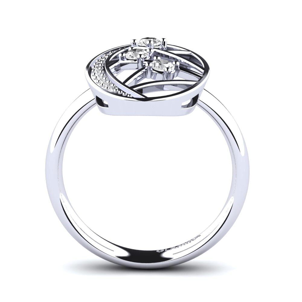 White sapphire Ring Melpomene