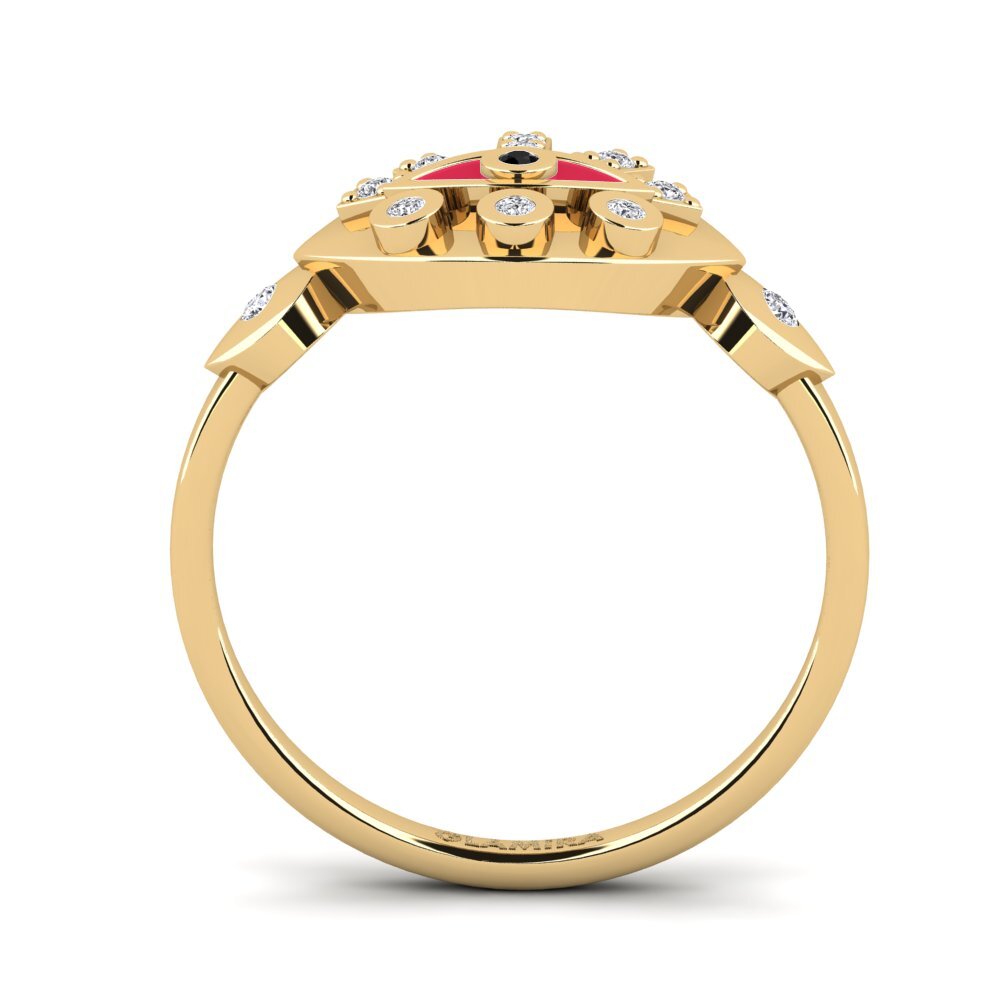 Schwarzer Diamant Ring Mepagos